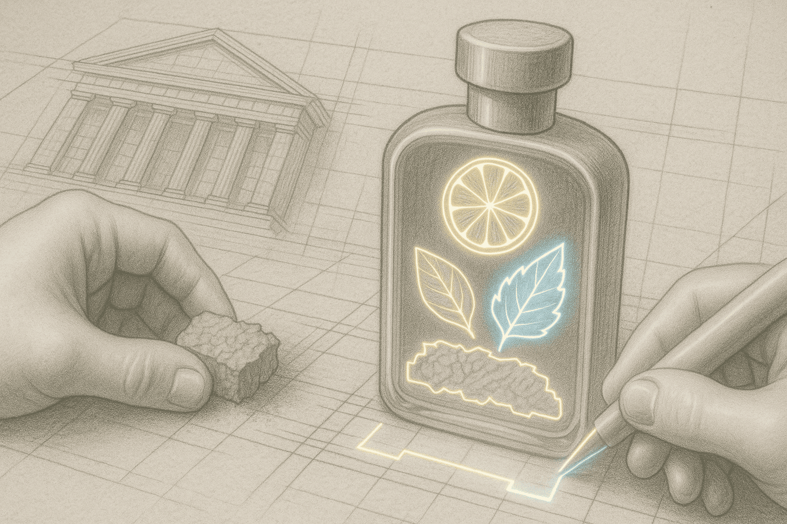Redrawing the foundation of a blueprint